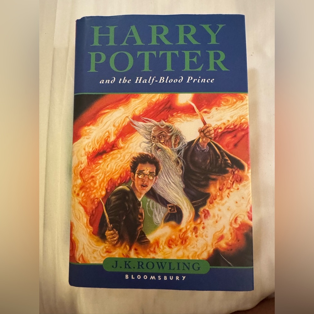 Rare UK first edition w misprint Harry Potter Half Blood Prince